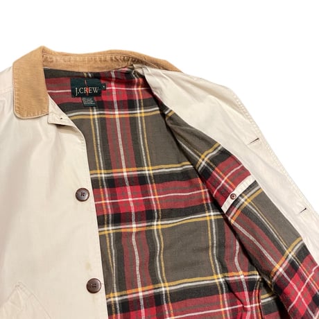 90s J.CREW Flannel Lined Field Coat