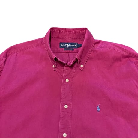 90s- Polo Ralph Lauren Lightweight Chino B.D Shirt