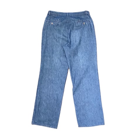 90's POLO COUNTRY Two Tuck Denim Slacks