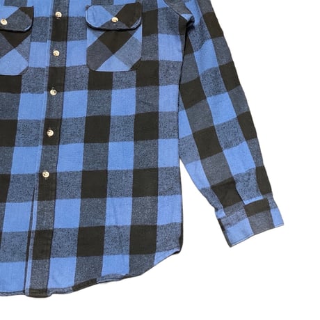 90s- FIVE BROTHER Heavyweight Flannel Shirt