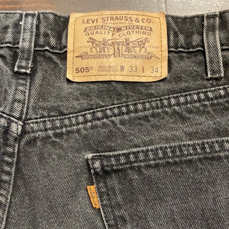 ‘97 Levi’s 505 Black Jeans