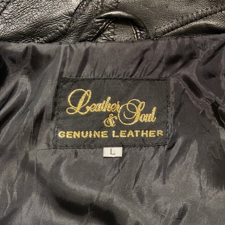 Leather & Soul Patchwork Leather Jacket