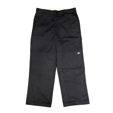 00s- Dickies Double Knee Work Pants BLACK