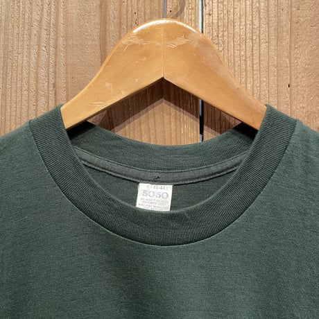 80‘s 5050 Plain Tee D.GREEN