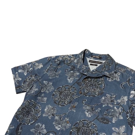 00s- Tommy Hilfiger Linen/Cotton Hawaiian Shirt