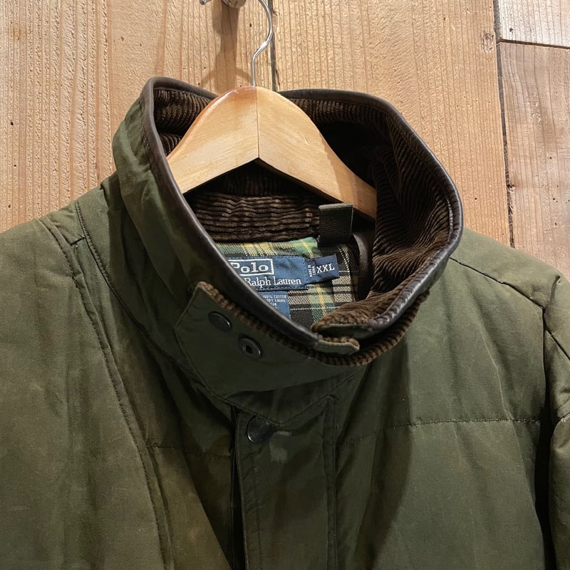 90's Polo Ralph Lauren Oiled Down Jacket | MWC 下北沢 90's Polo Ralph Lauren Oiled Down Jacket | MWC 下北沢