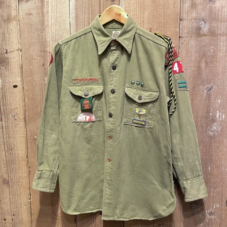 40’s BOY SCOUTS OF AMERICA Cotton Twill Shirt