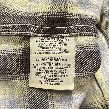 DENIM&SUPPLY Light Flannel Western Shirt