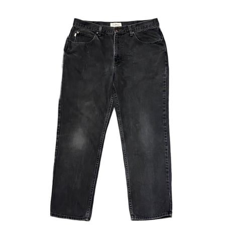 00s- L.L.Bean Black Denim Pants