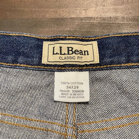 00’s L.L.Bean 5-Pockets Denim Pants W34