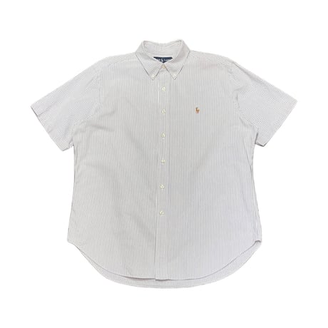 90s- Polo Ralph Lauren Striped B.D Shirt