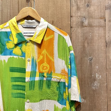 90’s~ JAMS WORLD Rayon Aloha Shirt