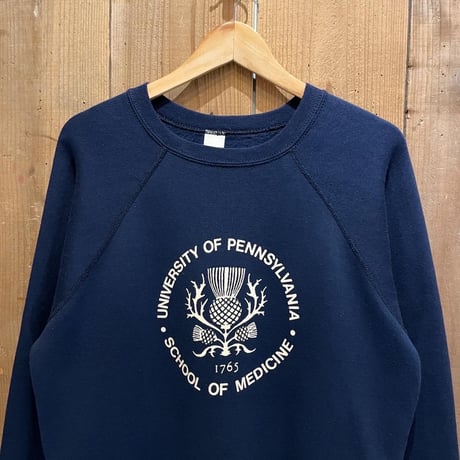 80s TULTEX Print Sweat Shirt