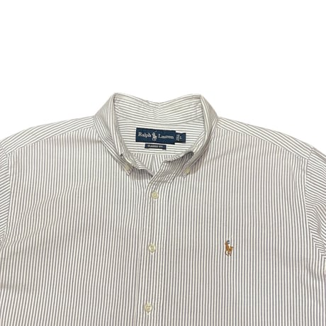 90s- Polo Ralph Lauren Striped B.D Shirt