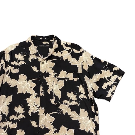 90s- NATURAL ISSUE All Over Print Rayon Shirt