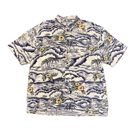 00s- BIG DOGS Rayon Aloha Shirt