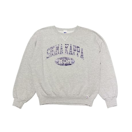 90s- RUSSELL ATHLETIC Printed Sweatshirt