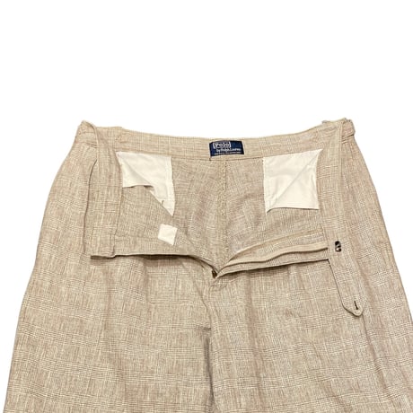 80s Polo Ralph Lauren Cotton Two Tuck Slacks