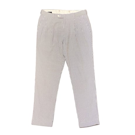 00s- Brooks Brothers Two Tuck Seersucker Slacks