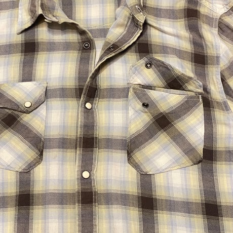 DENIM&SUPPLY Light Flannel Western Shirt