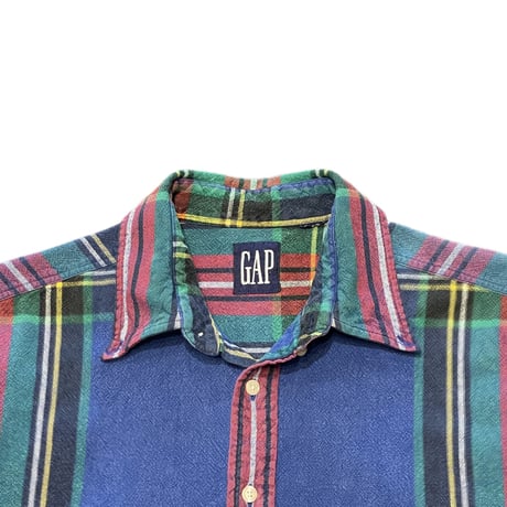 90s GAP Cotton Plaid Shirt