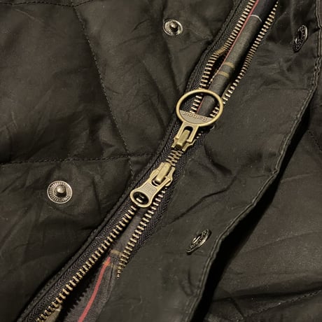 Barbour Waxed Cotton Down Jacket