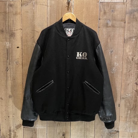KO GEAR Leather Wool Varsity Jacket