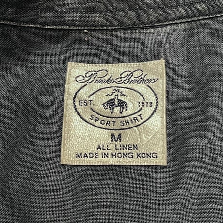 90s- Brooks Brothers Irish Linen Original Polo Shirt