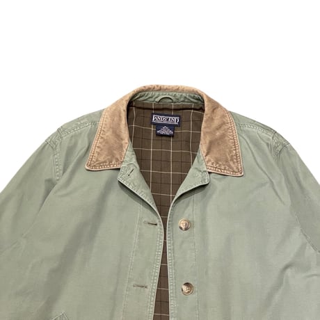 00s LANDS’ END Flannel Lined Field Coat