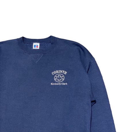 90s- RUSSELL ATHLETIC Kimberly-Clark Embroidered Sweatshirt