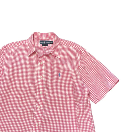 00s- Polo Ralph Lauren Linen B.D Shirt