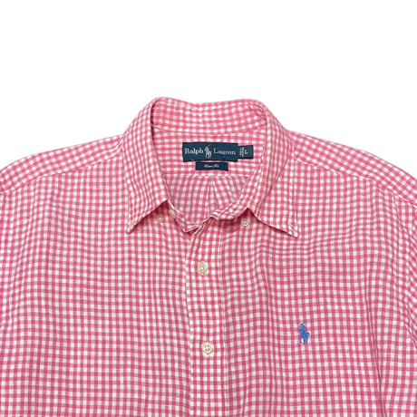 00s- Polo Ralph Lauren Linen B.D Shirt