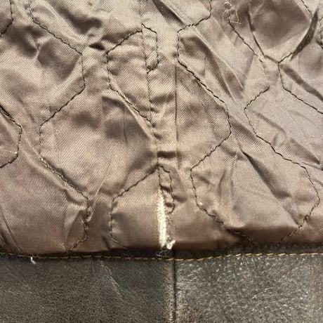 Columbia Leather Car Coat XL
