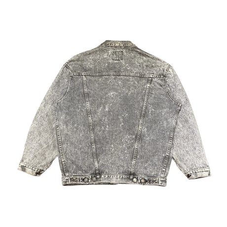 80s- GAP Black Denim Trucker Jacket