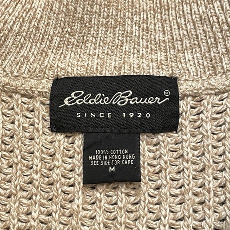 00s Eddie Bauer Henry Neck Cotton Sweater
