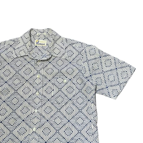 70s~ Mansport Polyester Shirt