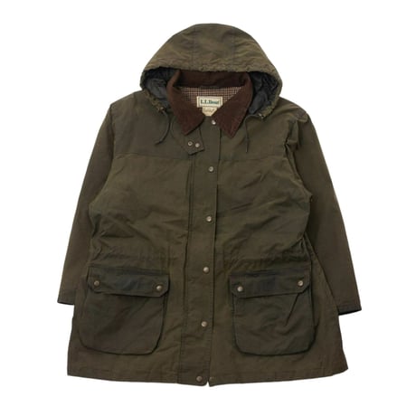 90’s~ L.L.Bean Oiled Cotton Hooded Jacket