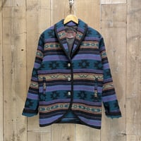 80’s~ Woolrich Native American Pattern Wool Jacket