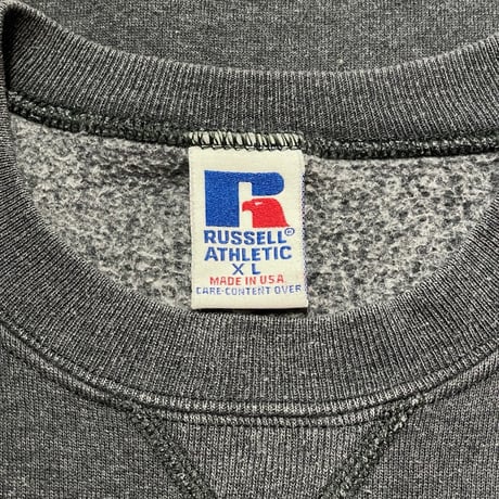90s- RUSSELL ATHLETIC Sweatshirt Charcoal Grey