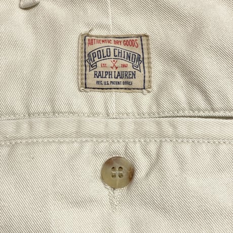 80s- Polo Ralph Lauren Cotton Chino Pants W34