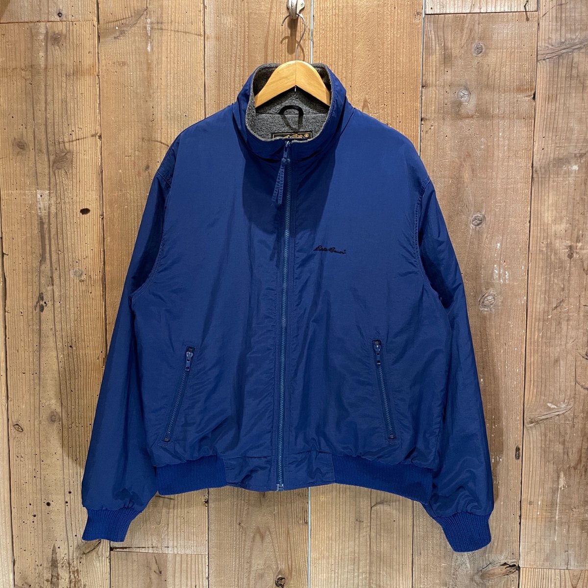 90's Eddie Bauer Fleece Lined Nylon Jacket | M
