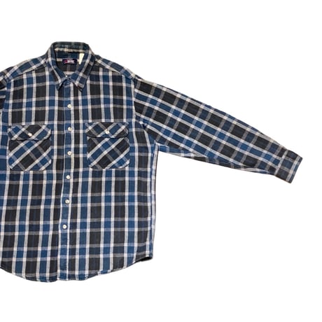 00s- FIVE BROTHER Heavyweight Flannel Shirt