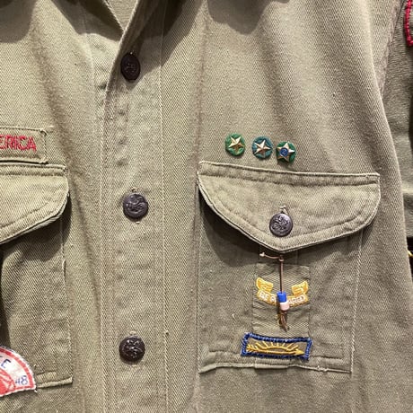 40’s BOY SCOUTS OF AMERICA Cotton Twill Shirt