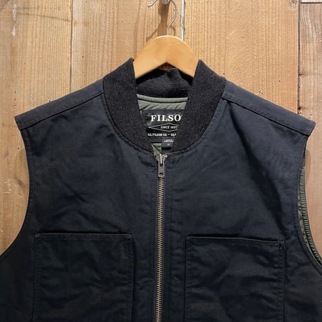FILSON Primaloft Lined Nylon/Cotton Cruiser Vest