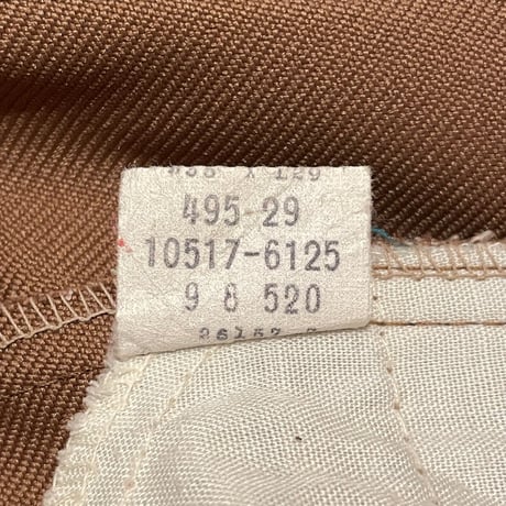 70’s~ Levi’s 517 Polyester Pants W35