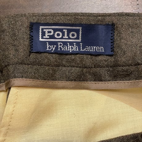80s- Polo Ralph Lauren Wool Flannel Slacks
