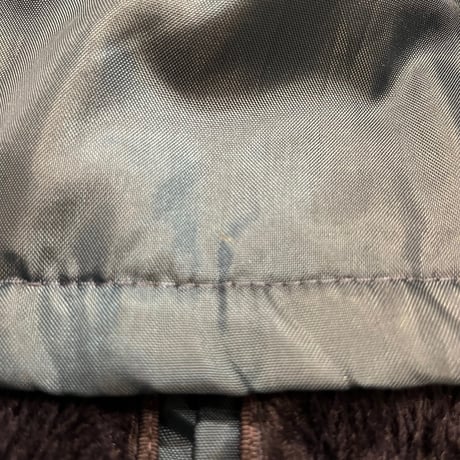 70s Sears Boa Lined Nylon Jacket
