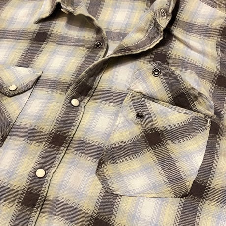DENIM&SUPPLY Light Flannel Western Shirt