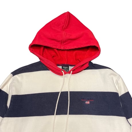 90s Polo Ralph Lauren Striped Hoodie