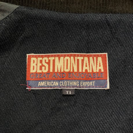 90s- BESTMONTANA Fireman Jacket BLACK